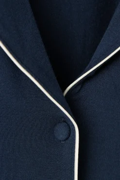 Maglia Manica Corta Aperta Davanti in Modal
