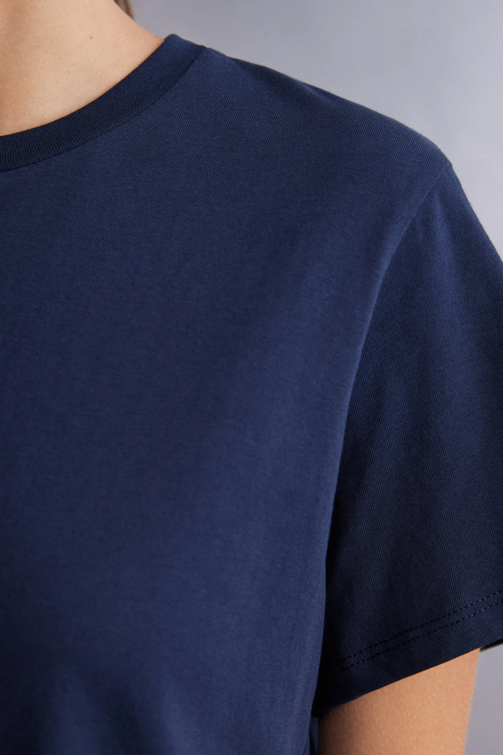 Maglia Manica Corta Boxy Fit in Cotone