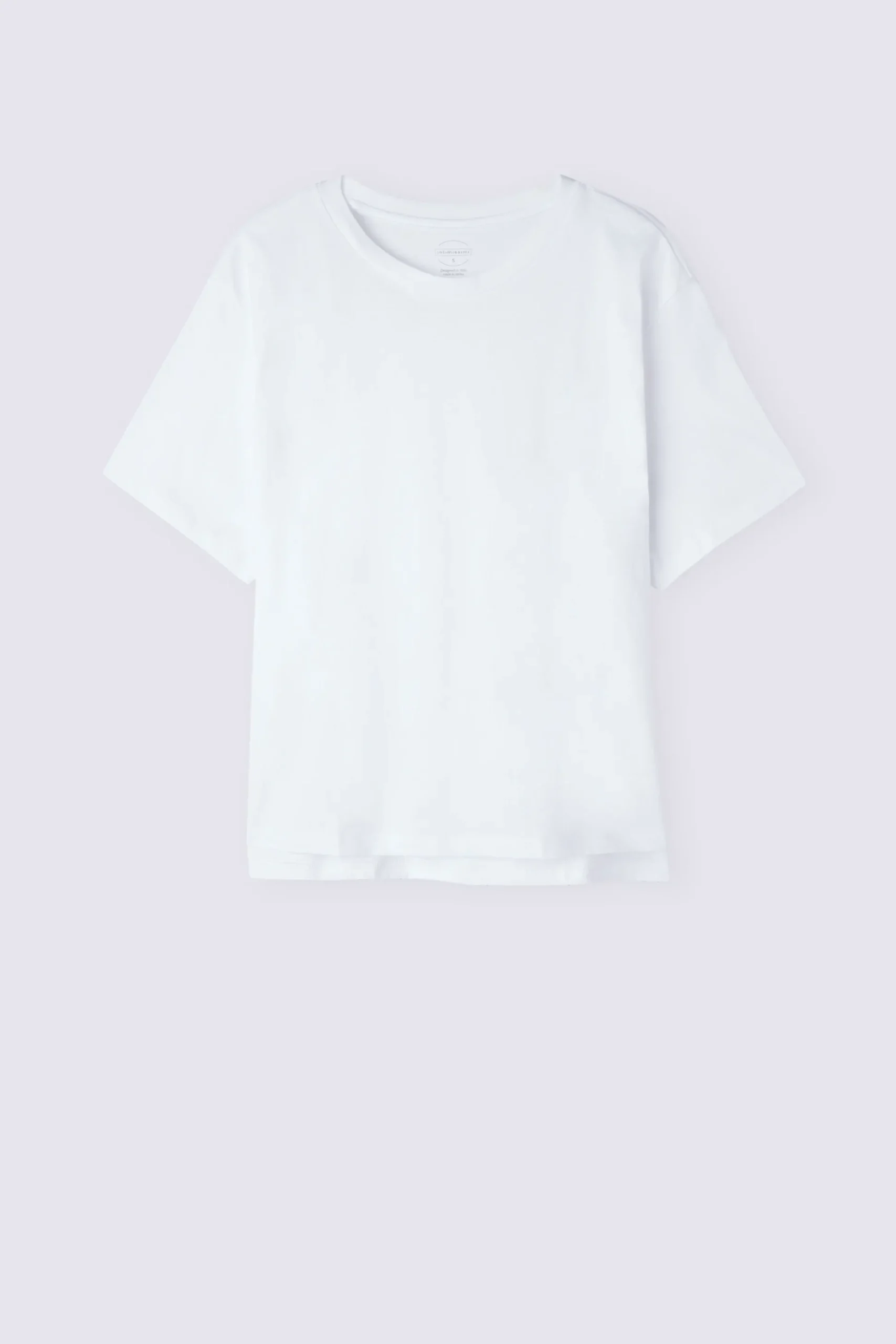 Maglia Manica Corta Boxy Fit in Cotone