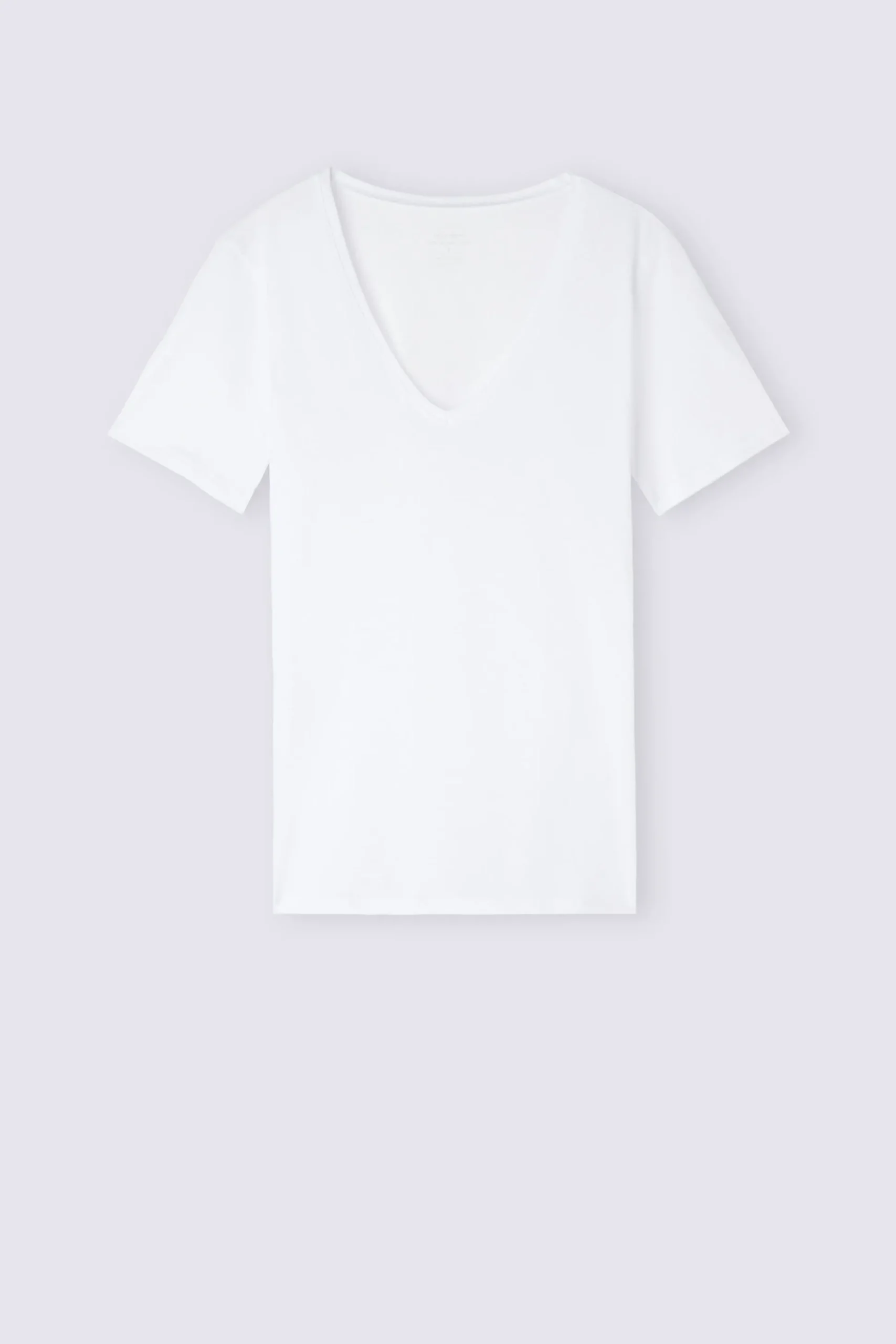 Maglia Manica Corta con Scollo a V in Cotone Ultrafresh
