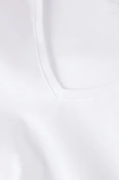 Maglia Manica Corta con Scollo a V in Cotone Ultrafresh