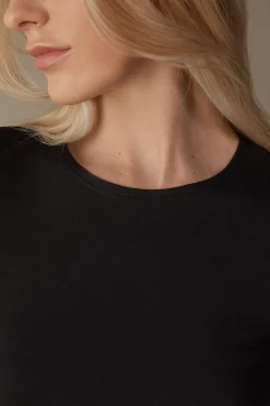 Maglia Manica Corta Girocollo in Micromodal