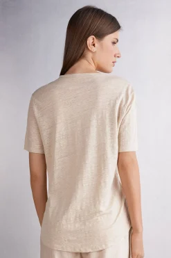 Maglia Manica Corta in Lino
