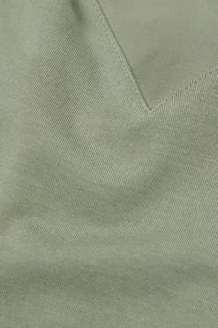 Maglia Manica Corta in Modal Satin Details