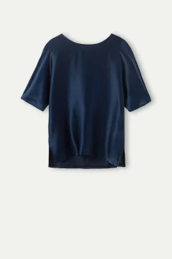 Maglia Manica Corta in Seta e Modal