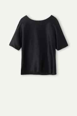 Maglia Manica Corta in Seta e Modal