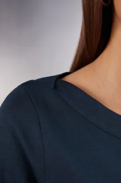 Maglia Manica Corta Scollo a Barchetta in Cotone Ultrafresh