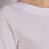 Maglia Manica Corta Scollo a Barchetta in Cotone Ultrafresh