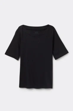 Maglia Manica Corta Scollo a Barchetta in Cotone Ultrafresh