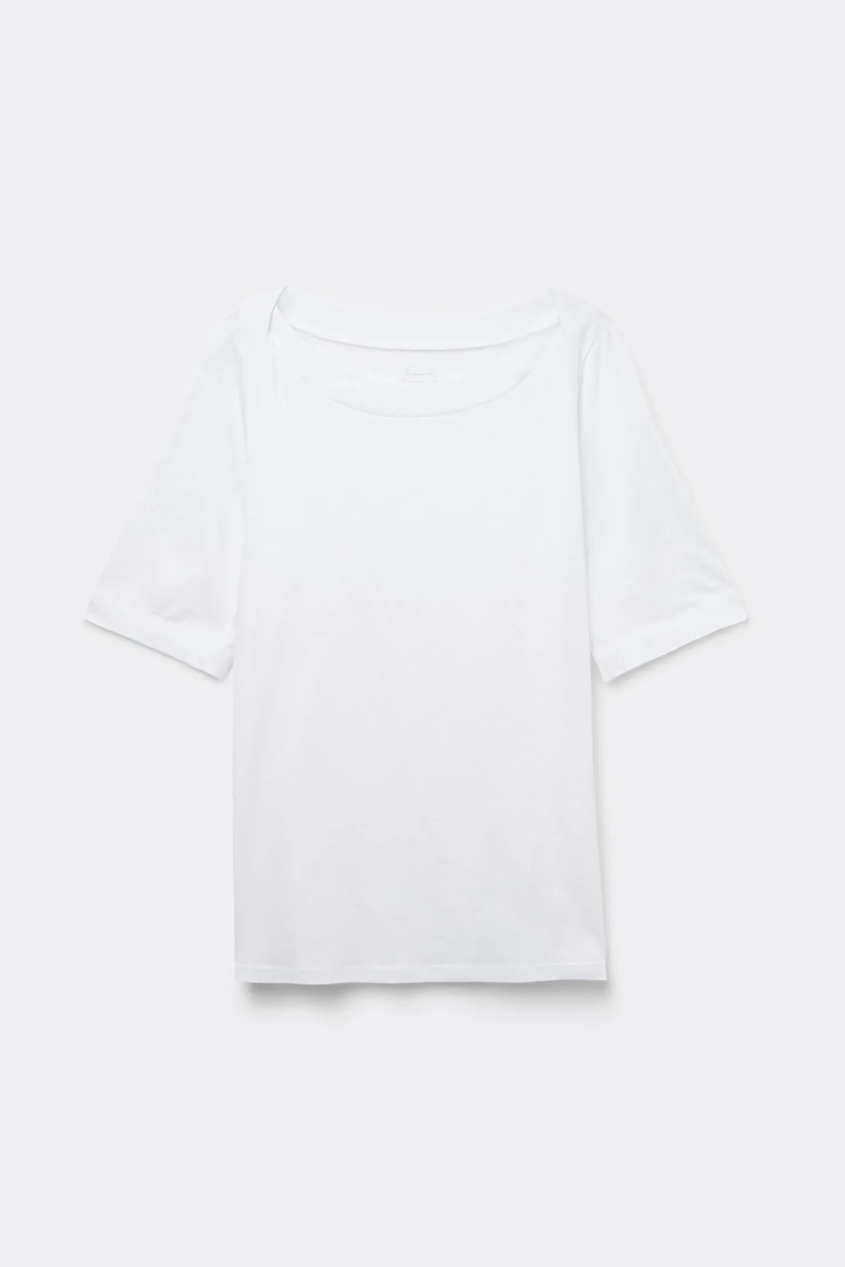 Maglia Manica Corta Scollo a Barchetta in Cotone Ultrafresh