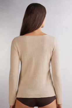 Maglia Manica Lunga 100% Cashmere