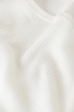 Maglia Manica Lunga a Girocollo Ampio in Lana e Seta