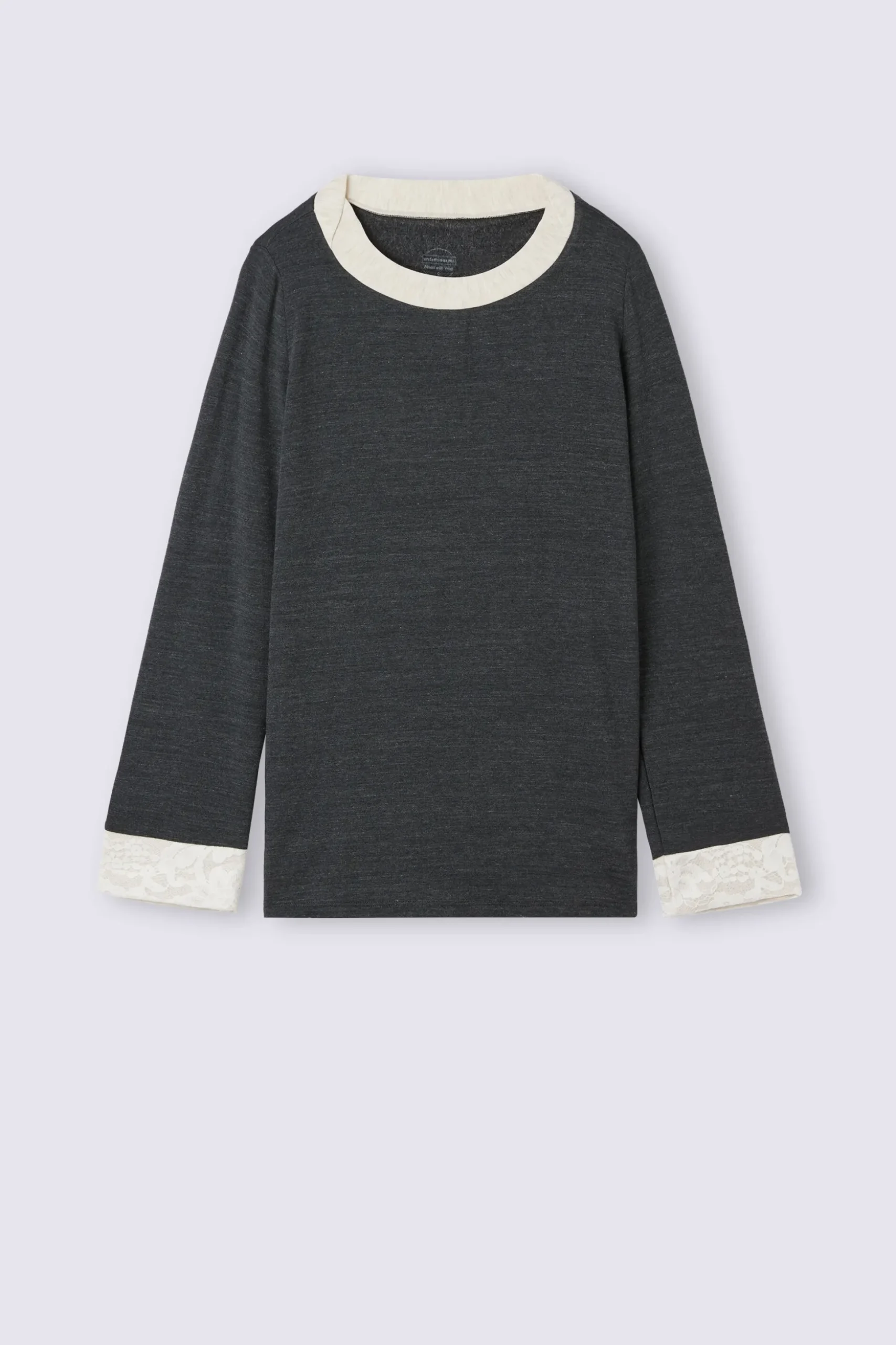Maglia Manica Lunga con Scollo a Barchetta Baby It's Cold Outside