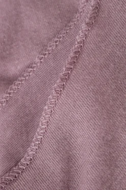 Maglia Manica Lunga in Modal con Cashmere e Scollo a Barchetta