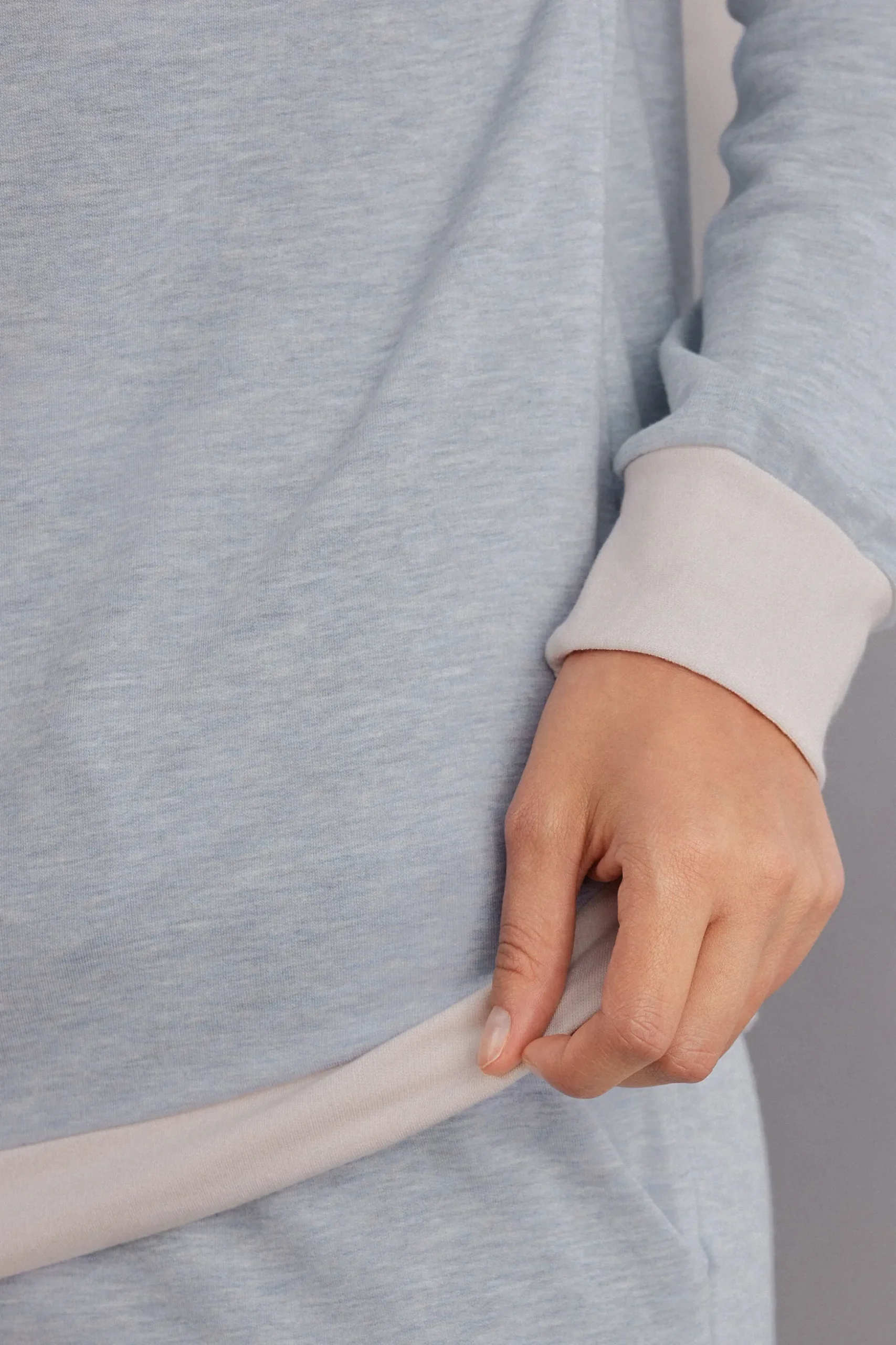 Maglia Manica Lunga Modal con Lana Cold Winter Night