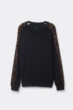 Maglia Manica Lunga Modal Luxurious Leopard