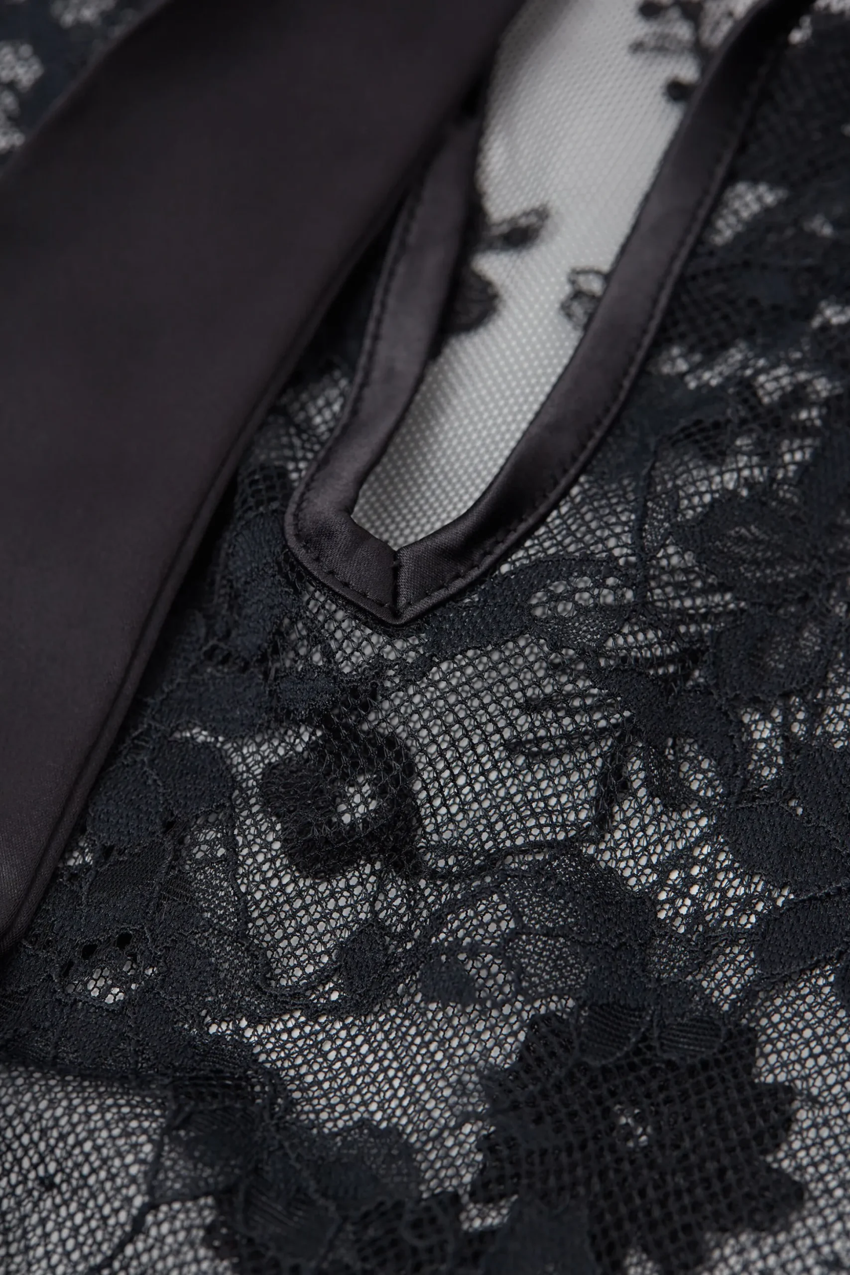 Maglia Manica Lunga Pizzo Couture de Nuit