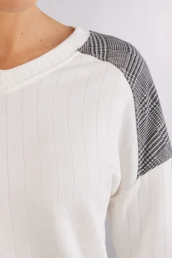 Maglia Manica Lunga Scollo a V Royal Elegance