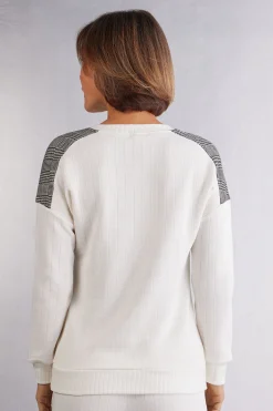 Maglia Manica Lunga Scollo a V Royal Elegance
