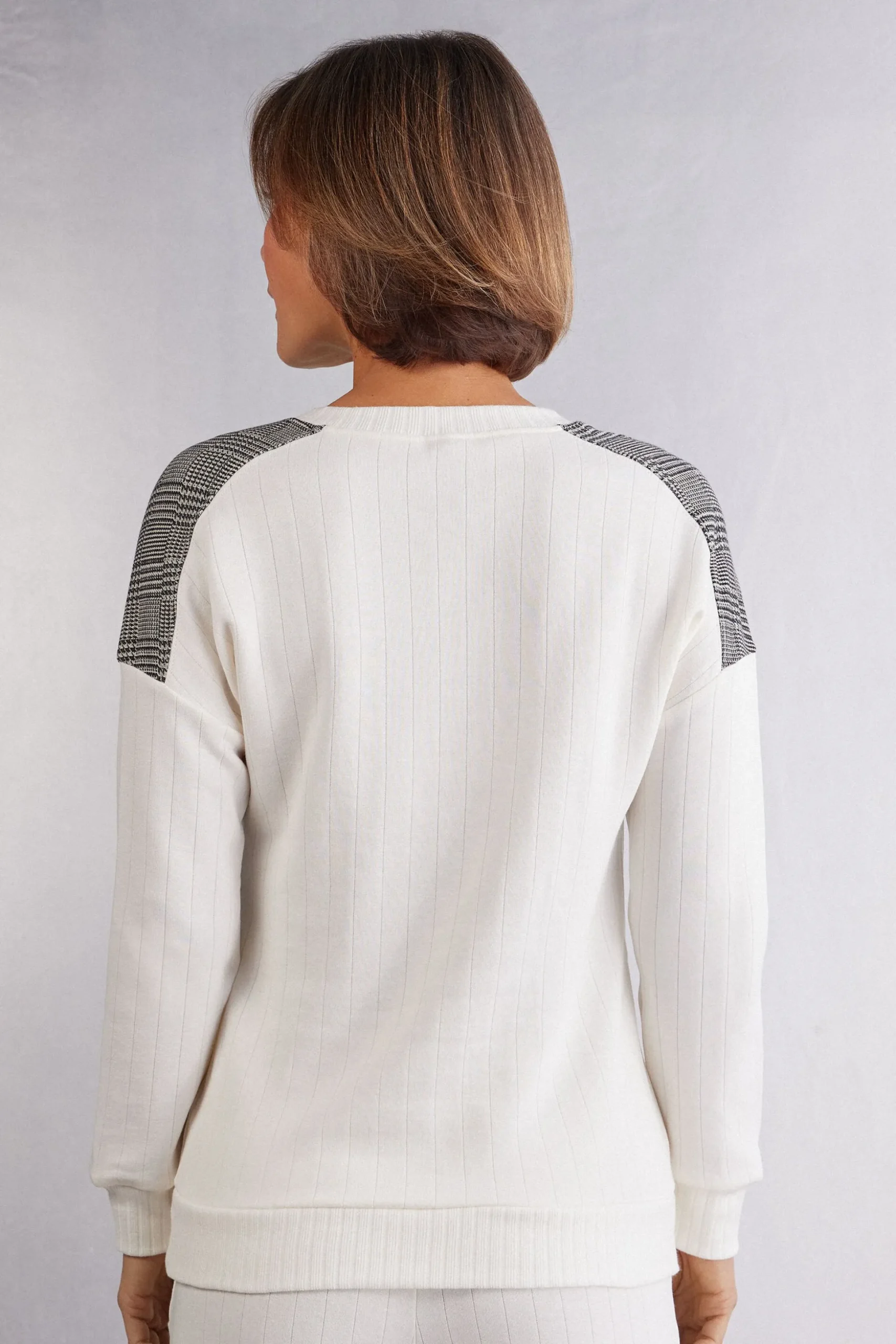 Maglia Manica Lunga Scollo a V Royal Elegance