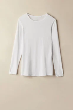 Maglia Manica Lunga Scollo a Girocollo in Micromodal