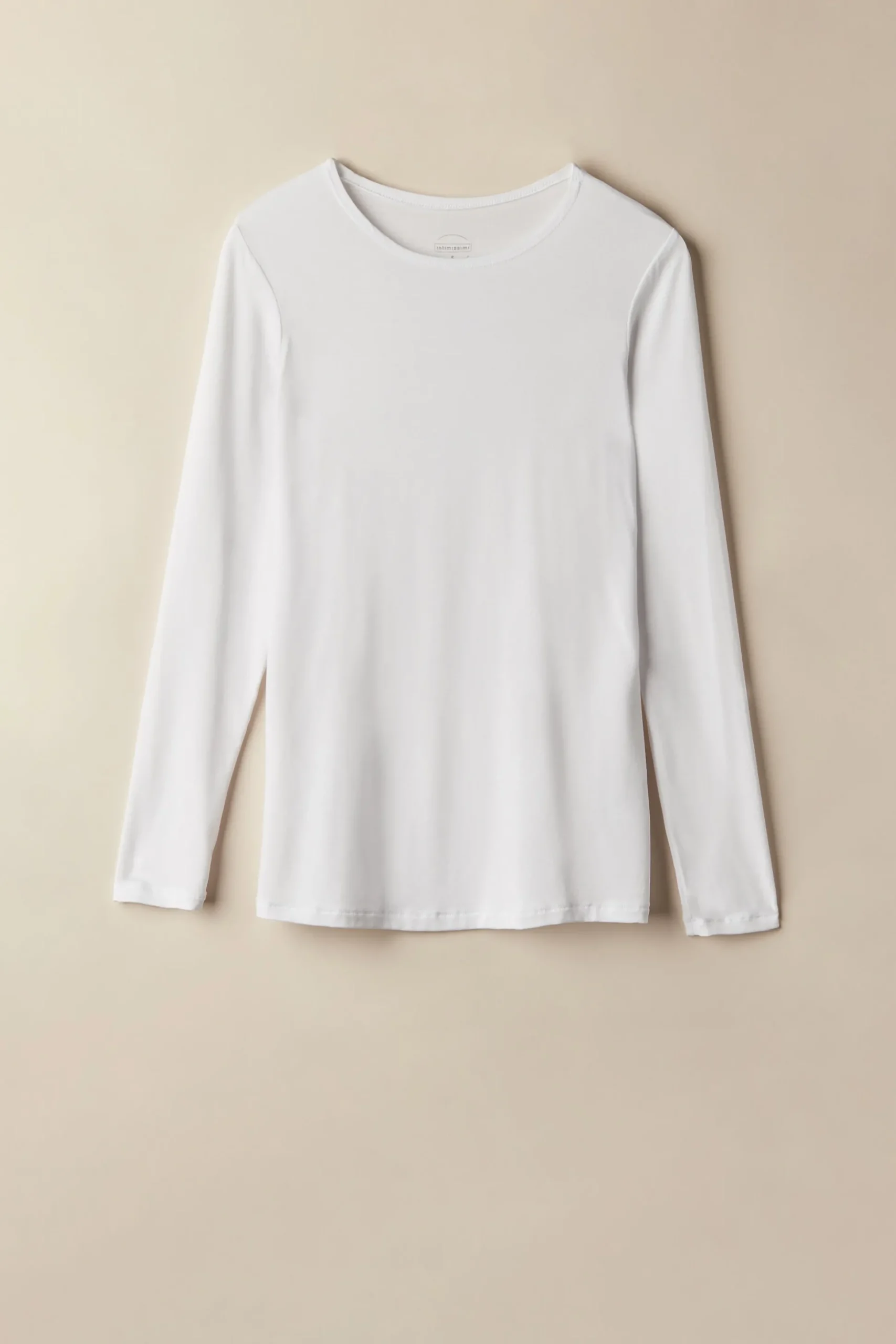 Maglia Manica Lunga Scollo a Girocollo in Micromodal