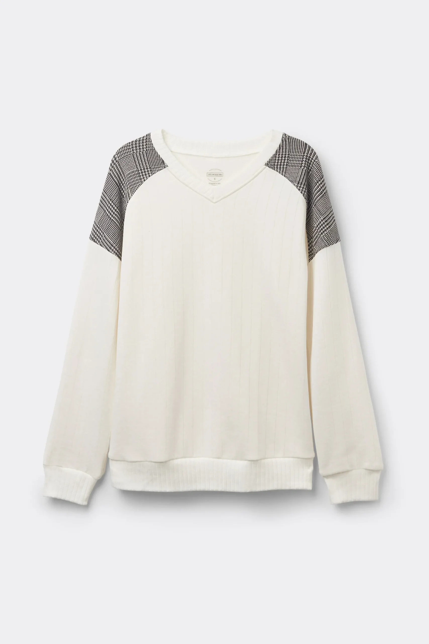 Maglia Manica Lunga Scollo a V Royal Elegance