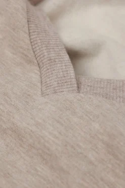 Maglia Manica Lunga Scollo a V Soft Chevron