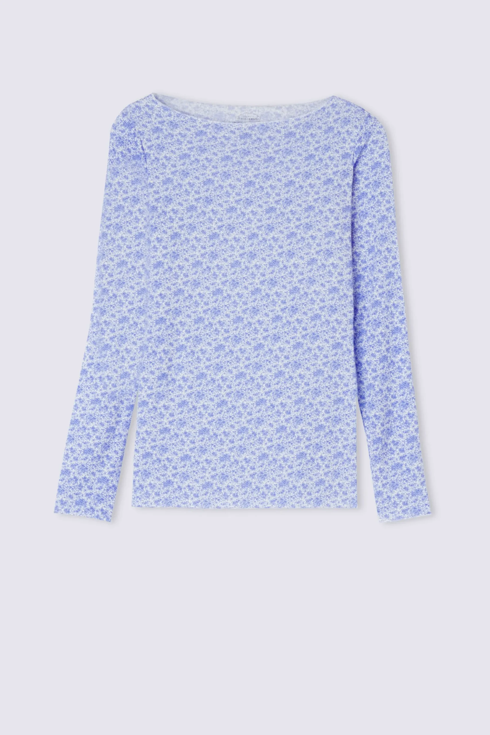 Maglia Scollo a Barchetta in Modal Ultralight con Cashmere Sweet Talking