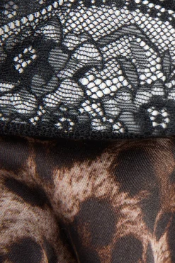 Pantaloncini Raso di Viscosa Luxurious Leopard