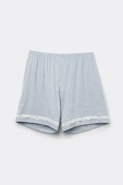 Pantaloncino in Modal con Dettagli in Pizzo