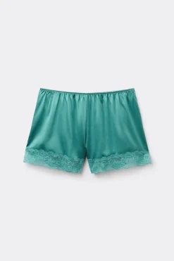 Pantaloncino in Seta con Pizzo