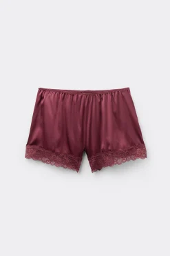 Pantaloncino in Seta con Pizzo