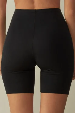 Pantaloncino Senza Cuciture in Cotone Taglio vivo