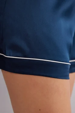 Pantaloncino Seta con Profilo