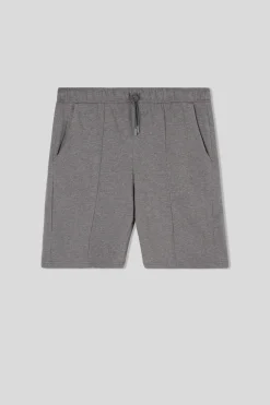 Pantalone Corto in Cotone con Nervatura