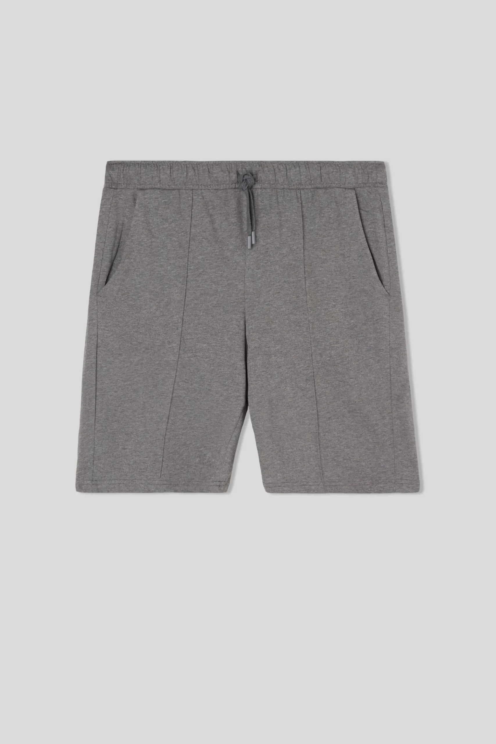 Pantalone Corto in Cotone con Nervatura