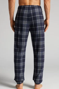 Pantalone Lungo Fantasia Tartan in Tricot