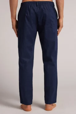 Pantalone Lungo in Lino e Cotone