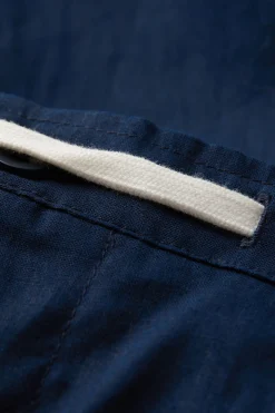 Pantalone Lungo in Lino e Cotone
