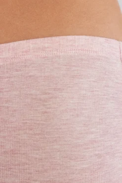 Pantalone Lungo in Modal con Dettagli in Pizzo