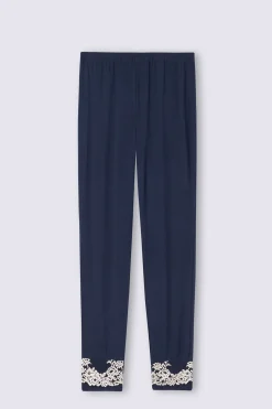 Pantalone Lungo in Modal con Polsino Pretty Flowers