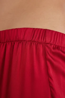 Pantalone Lungo in Raso di Seta