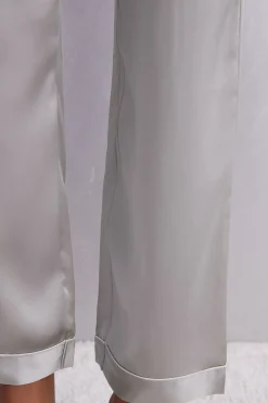 Pantalone Lungo in Raso di Seta