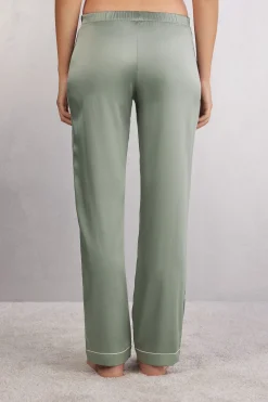 Pantalone lungo in Seta