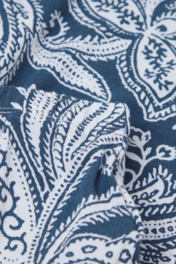 Pantalone Lungo in Viscosa di Bamboo Flower Paisley