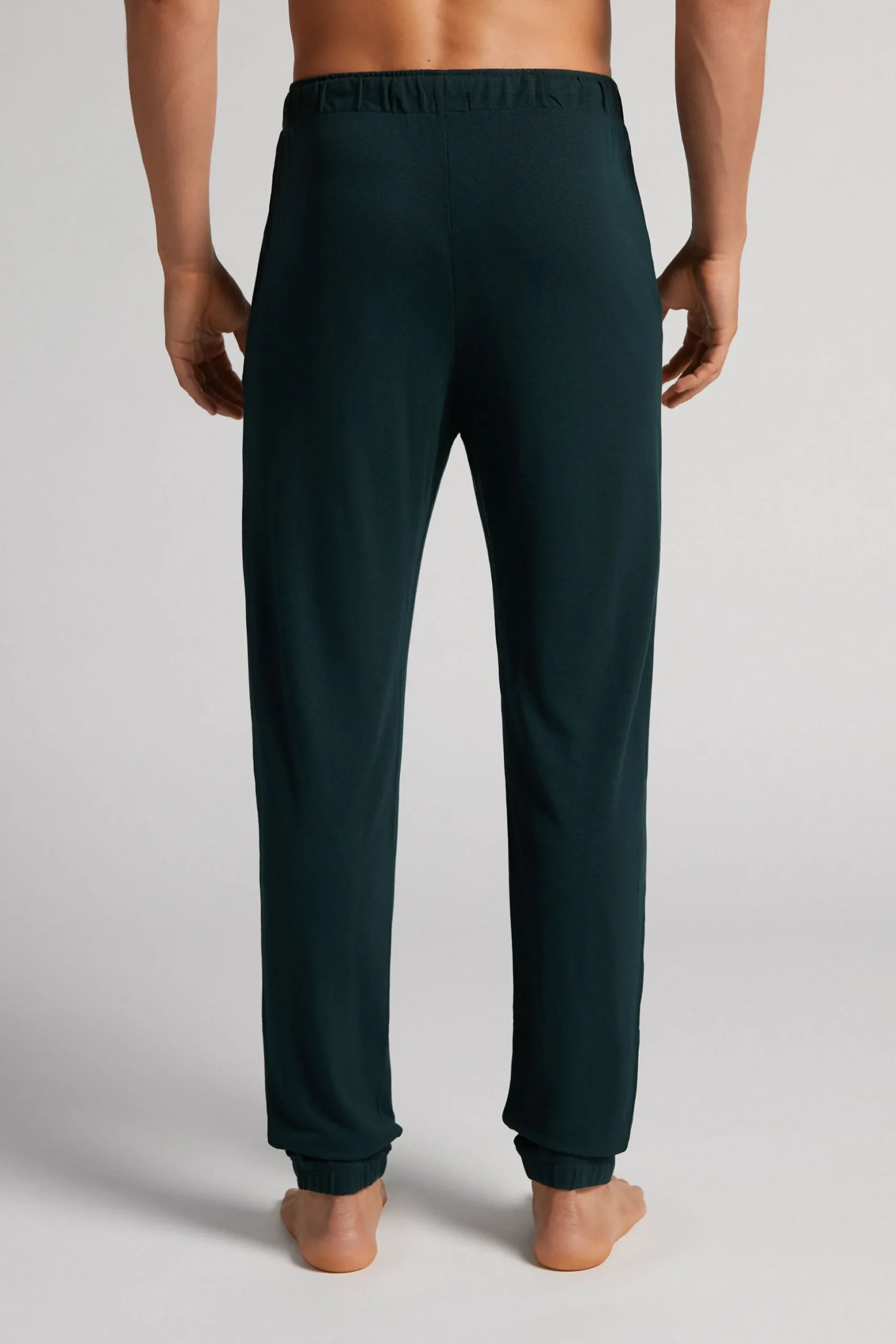 Pantalone Lungo Piquet in Soft Silk