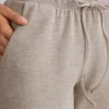 Pantaloni Dritti Soft Chevron
