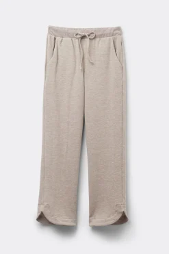 Pantaloni Dritti Soft Chevron