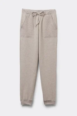 Pantaloni Polsino Soft Chevron